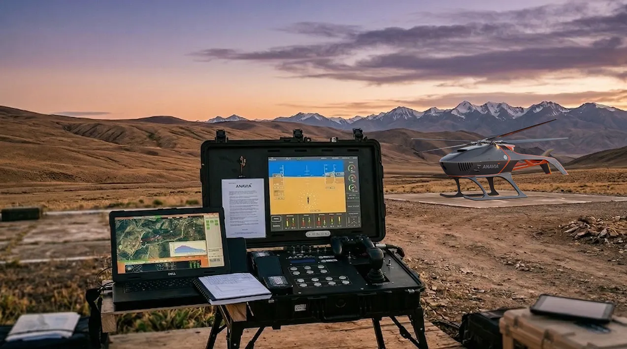 ANAVIA Ground Control Station deployed in the field